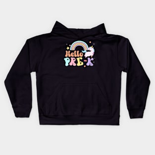 Pre K Unicorn Team Back To School Teacher Girl Boy Kid Kids Hoodie